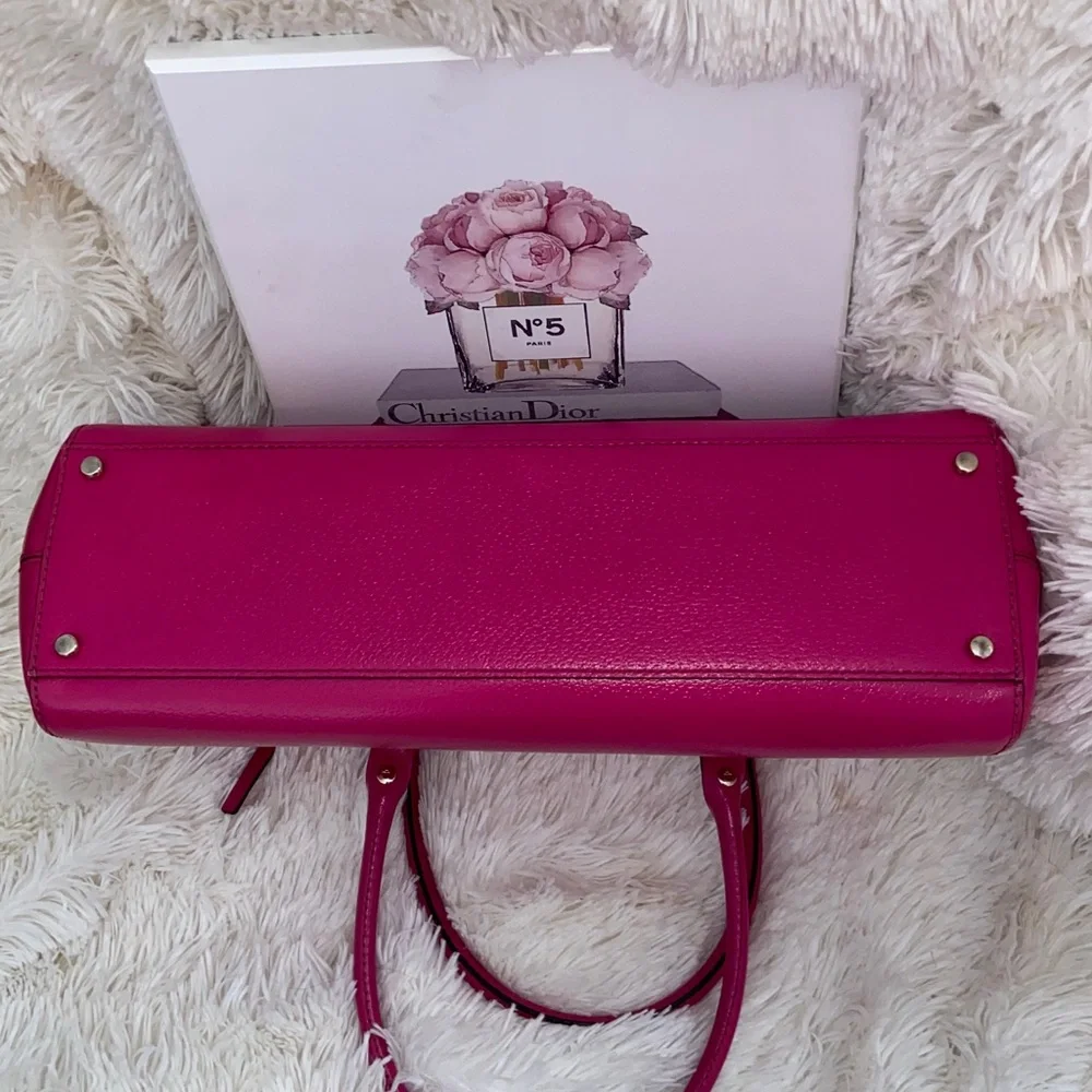 kate spade Hot Pink Leather Shoulder Bag
